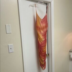 Vibrant Gradient Sleeveless Dress